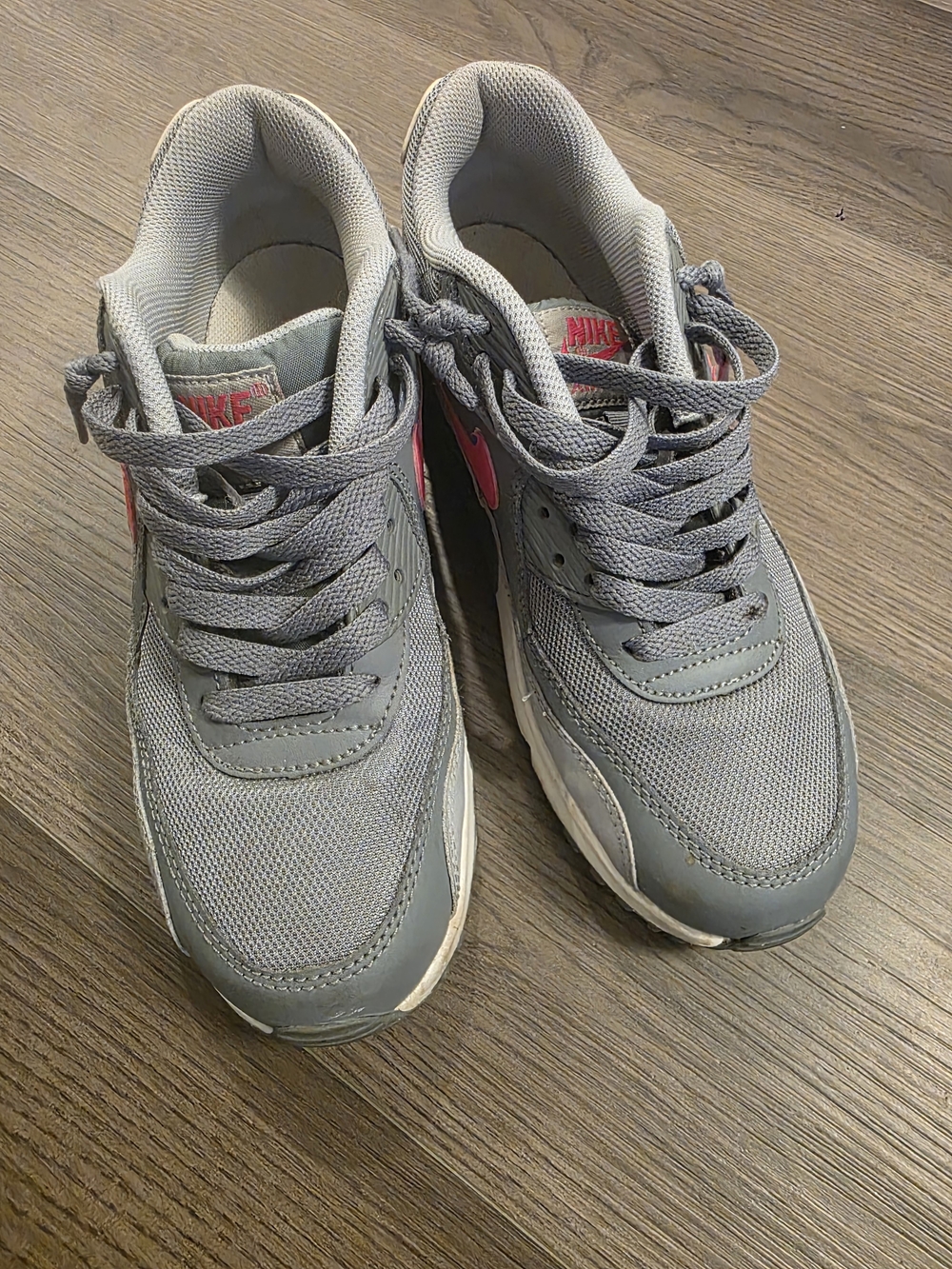 Nike Air Max Grey and Pink- Size 6Y